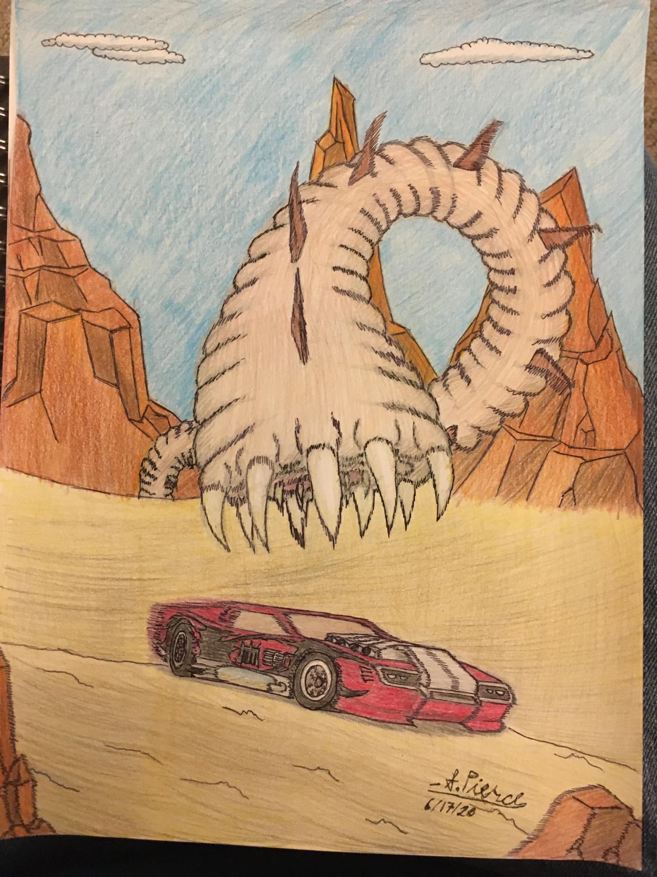 AcceleRacers CCG Hazard: Tunneling Worm